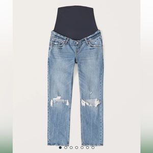 Abercrombie & Fitch maternity ankle straight jean